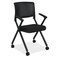 Officesource Julep Collection Nesting Chair with Arms and Casters, Black Frame OSSN6959FBK - alternate 1